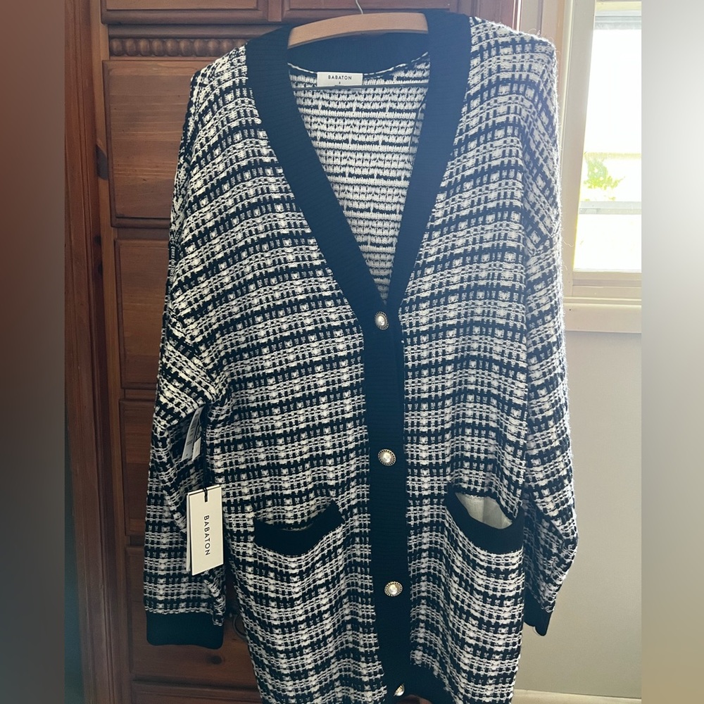 Babaton lacer cardigan